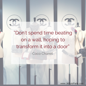 Coco Chanel Quote - Je Suis. PARIS Image
